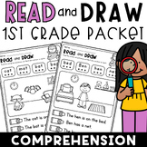 Read and Draw CVC Words Worksheets | 1st Grade | Comprehension