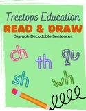 Read and Draw: Consonant Digraph Decodable Sentences
