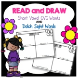 Read and Draw: Short vowel CVC word sentences for emergent