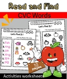 Read and Find CVC Words #primarytreats