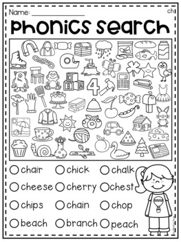 read and find phonics i spy worksheets cvc long vowels digraphs and more