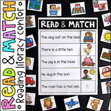 Read and Match Literacy Center