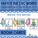 Read and Match the CVC Words Boom Cards Set 1 | Distance Learning