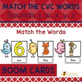 Read and Match the CVC Words Boom Cards Set 5 | Distance Learning
