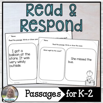 Preview of Read and Respond Passages Bundle | Primary Reading Worksheets