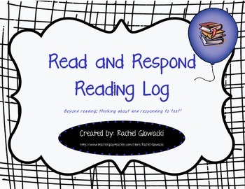 Preview of Read and Respond Reading Log