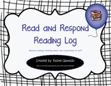 Read and Respond Reading Log