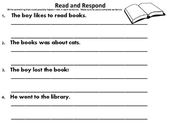 Read and Response Prompts by Accommodating Activities | TPT