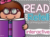 Read and Retell {a primary packet}