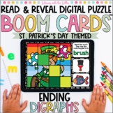 Read and Reveal Digital Puzzle | Ending Digraphs Boom Cards™