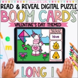 Read and Reveal Digital Puzzle | Long I Boom Cards™ Long V
