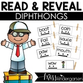 Vowel Diphthongs Read and Reveal Cards