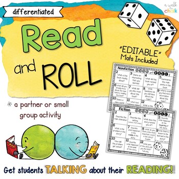 Preview of Read and Roll - A Reading Comprehension Activity for Fiction and Nonfiction