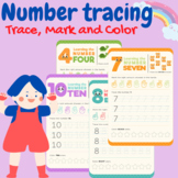 Number Tracing and Number Writing 1-10