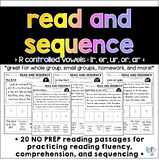 Read and Sequence Passages - R Controlled Vowels