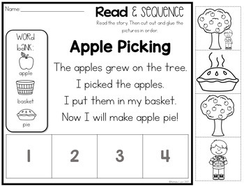 Read and Sequence Seasons Bundle by Natalie Lynn Kindergarten | TpT