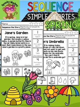 Preview of Read Sequence and Answer - Simple Stories - SPRING