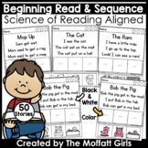 Read and Sequence for Beginners Decodable Stories (Science of Reading Aligned)
