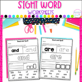 Sight Word Practice No Prep Printables Fry Words