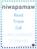 Read and Trace Animal Word in Cree SRO