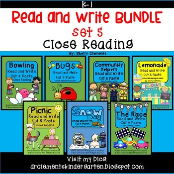 Preview of Reading Comprehension Passages Bundle | Fill in the Blank | Writing | Snow Day