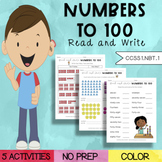 Read and Write Numbers To 100 Activity Pack (1.NBT.1) | Di