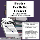 Read and Write Poems! Poetry Portfolio Project- PDF