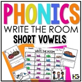 Read and Write the Room CVC Short Vowels Phonics and Readi