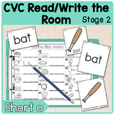 Read and Write the Room CVC Phonics Scoot Short o