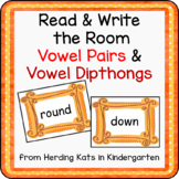 Read and Write the Room with Vowel Combinations/Dipthongs