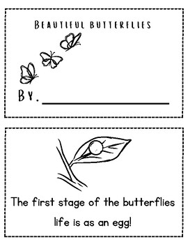 Preview of Read, color and learn about the butterfly lifecycle