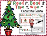 Read it, Bead it, Type it, Wipe it [Christmas Edition]