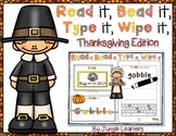 Read it, Bead it, Type it, Wipe it [Thanksgiving Edition]