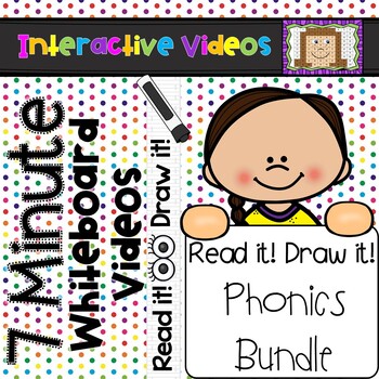 Preview of Read it! Draw it! Phonics Bundle