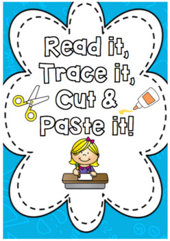 Preview of Read it, Trace it, Cut & Paste It *HIGH FREQUENCY WORDS* FULLY EDITABLE