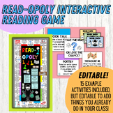 Read-opoly: Interactive March is Reading Month Game | EDITABLE