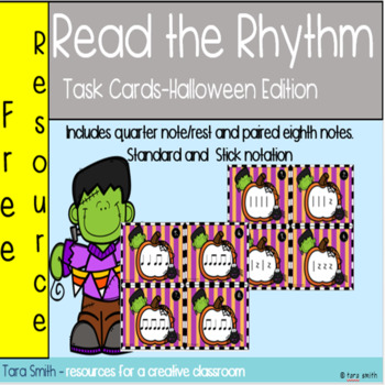 Preview of Read the Rhythm-Halloween Version