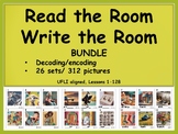 Read the Room, Write the Room, Bundle, ELA, Centers, UFLI 