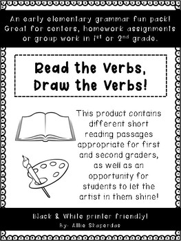 Preview of Read the Verbs, Draw the Verbs!