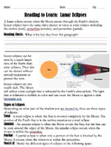 Read to Learn - Lunar Eclipses - Introductory Earth Scienc