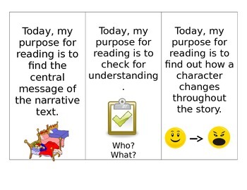 Read to Self : My Purpose Bookmarks by Julie Sorrentino | TpT