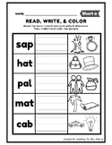 Read, write and color words