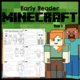 Reader: Early Reader: Minecraft Themed: Year 1 #Distance Learning