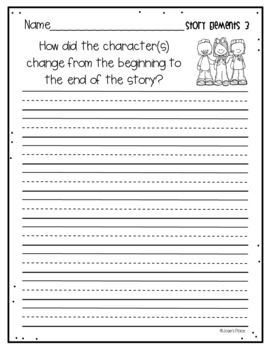 Reader's Response and Text Structure Printables by Josie's Place