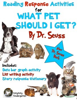 Preview of Reader Response Activities for What Pet Should I Get?