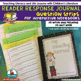 Reader Response Journals | Comprehension Question Strips |