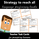 Reader Response Prompts - Teacher Task - Cards Cross-Curricular