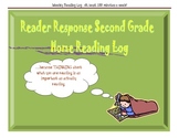 Reader Response Second Grade Home Reading Log