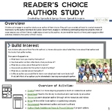 Reader’s Choice Author Study (Plans and Printable Recordin