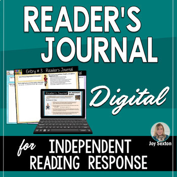 Reader's Journal for Independent Reading DIGITAL - For Google Drive or Microsoft